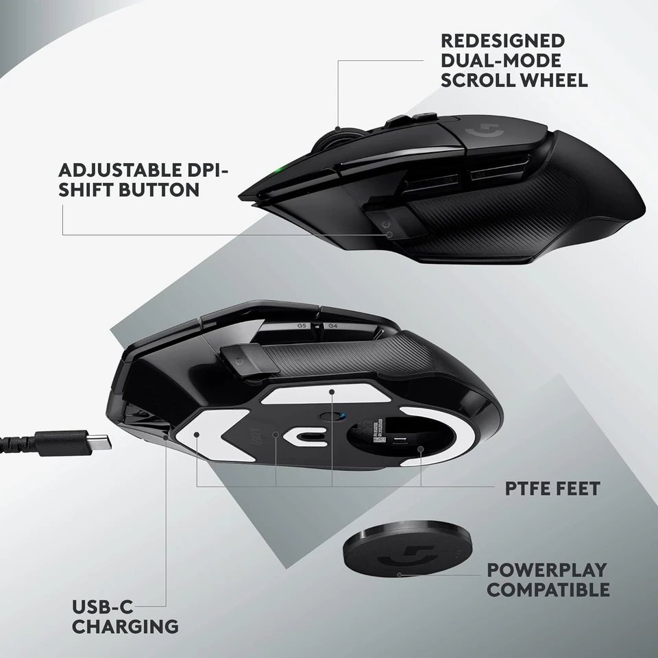 Logitech G502 X LIGHTSPEED Wireless Gaming Mouse